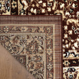 Oriental 8x10 Traditional Medallion Indoor Area Rug Siesta (Maroon Beige, 7'10" x 10')