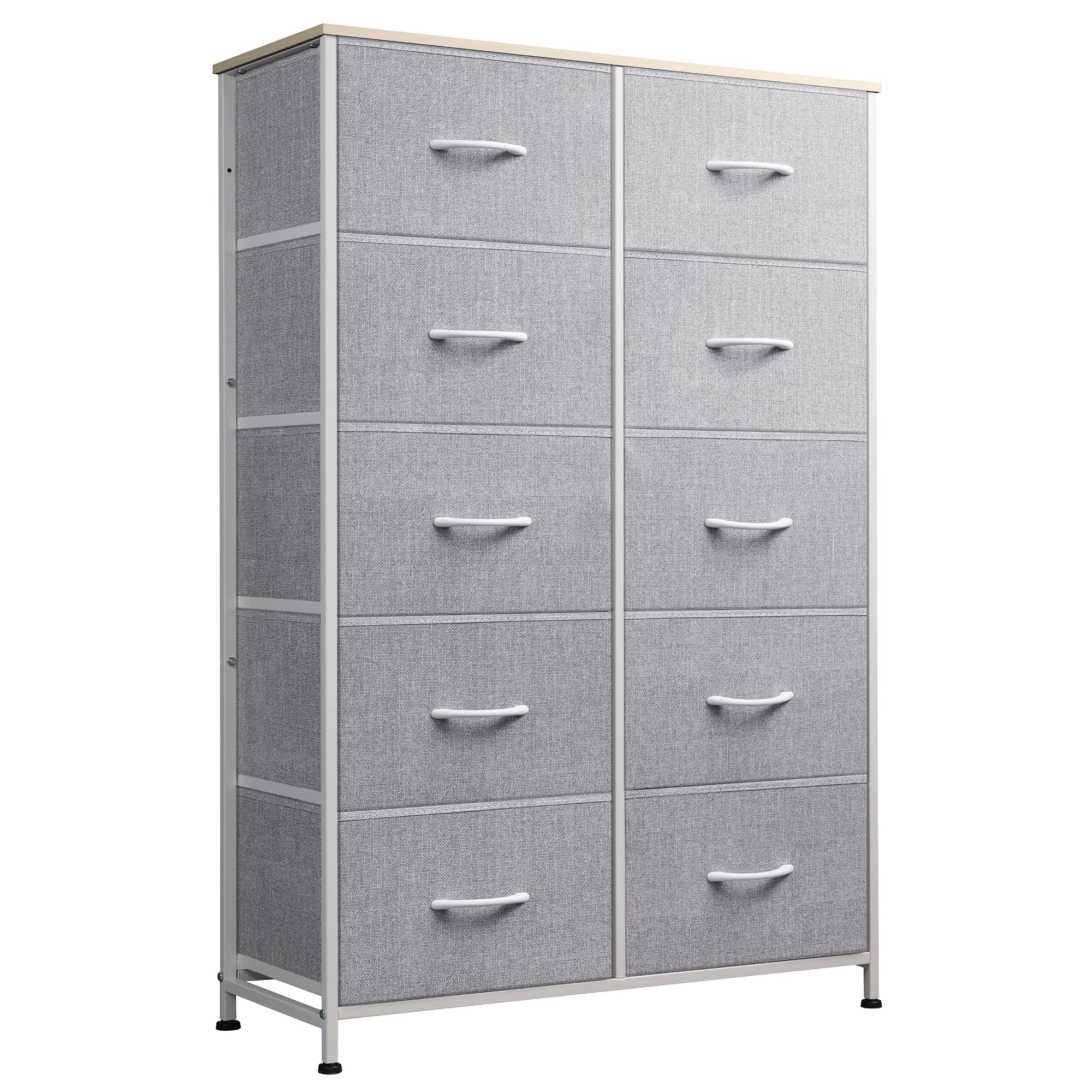 Tall Dresser for Bedroom with 10 Drawers, Chest of Drawers, Dressers Bedroom Furniture
