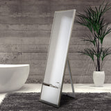 Empire Art Direct Traverse Modern Cheval, Floor Mirror Solid Wood Frame Covered with Beveled Clear MirrorPanel, 64" x 1.3" x 18"