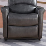 Eli Collection Modern Electric Leather Recliner Chair with Gentle Lower