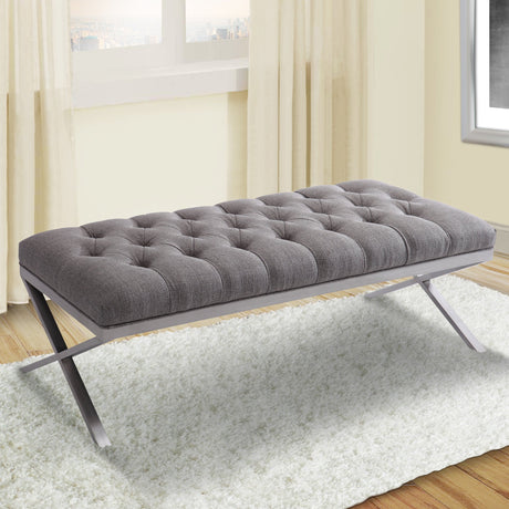 Tovara Bench, Gray