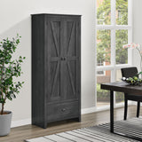 Evolution Farmington 30" Wide Storage Cabinet, Rustic Gray