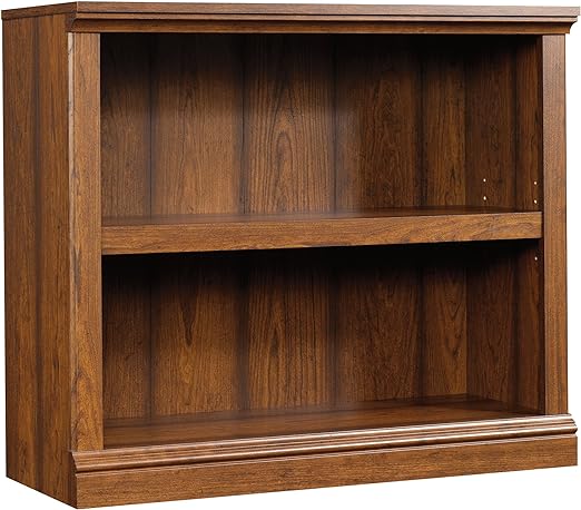 Miscellaneous Storage 2-Shelf Bookcase/ Book shelf, Oiled Oak finish