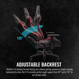 U-Fit Ergonomic Gaming Chair - Black & Red