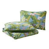 - King Quilt Set, Reversible Cotton Bedding with Matching Shams