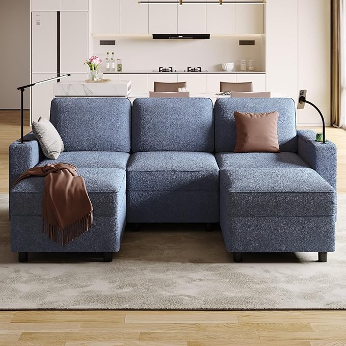 Modular Sectional Sofa,Multifunctional Single Sofa for Living Room with Storage