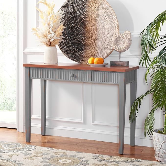 American Home Collection Beale Console Table, Grey