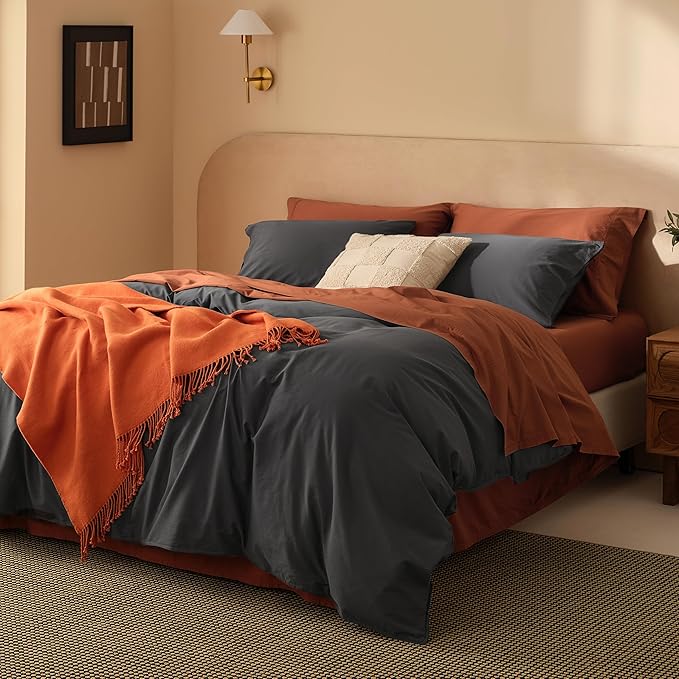 Cashmere Pima Cotton Duvet Cover Set, Mongolian Cashmere