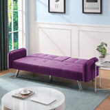 Sofa Sleeper Couch Futon Couch Bed with 2 Cup Holders