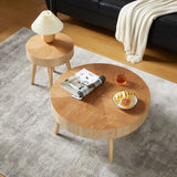 2-Piece Modern Farmhouse Living Room Coffee Table Set