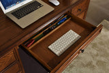 Solid Wood Oak Deluxe Executive Flat Top Desk 60wx29dx30h with Drawers