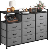 Dresser, Dresser for Bedroom with 11 Drawers, Dresser TV Stand