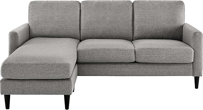 Dorel Living DHP Dorel Living Beckie Loveseat, Gray Love Seats