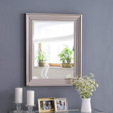 60320 Lyonesse Mirror with Chrome Finish, Coastal Style, 30" Height, 24" Width