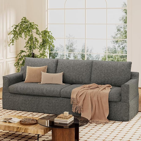 88 Inch Comfy Sofa Couch,Cloud Sofa Couch with Extra Deep Seats,Modern 3 Seater Sofa Couches,