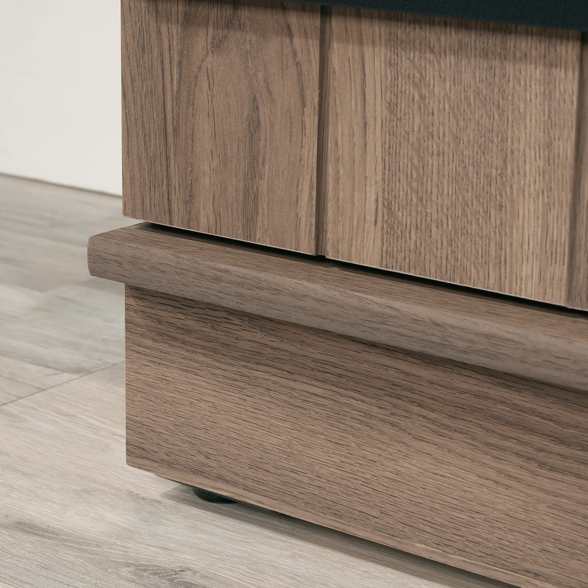 2-Door Farmhouse Storage Cabinet/Pantry cabinets, Salt Oak Finish