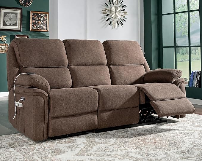 Power Reclining Sofa with Type-C & USB Charging Ports