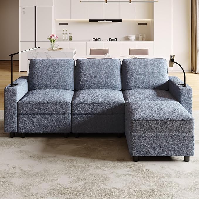 Modular Sectional Sofa,Multifunctional Single Sofa for Living Room with Storage