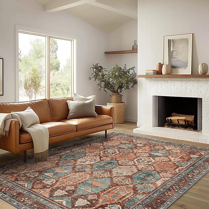 Ultra-Thin Foldable Low Pile Machine Washable Rug
