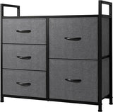 Dresser Double, Tall Storage Organizer Unit for Bedroom