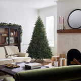 Feel Real' Artificial Full Downswept Christmas Tree, Green, Douglas Fir, Includes Stand