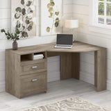 Wheaton Reversible Corner Desk with Storage, 60W, Driftwood Gray