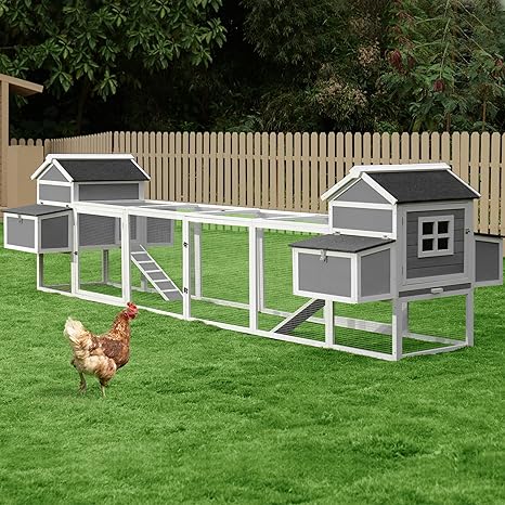 79" Chicken Coop Hen House Expandable Wooden Chicken House Poultry Cage