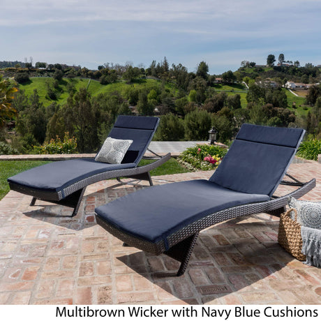 Christopher Knight Home Salem Outdoor Wicker Adjustable Chaise Lounge