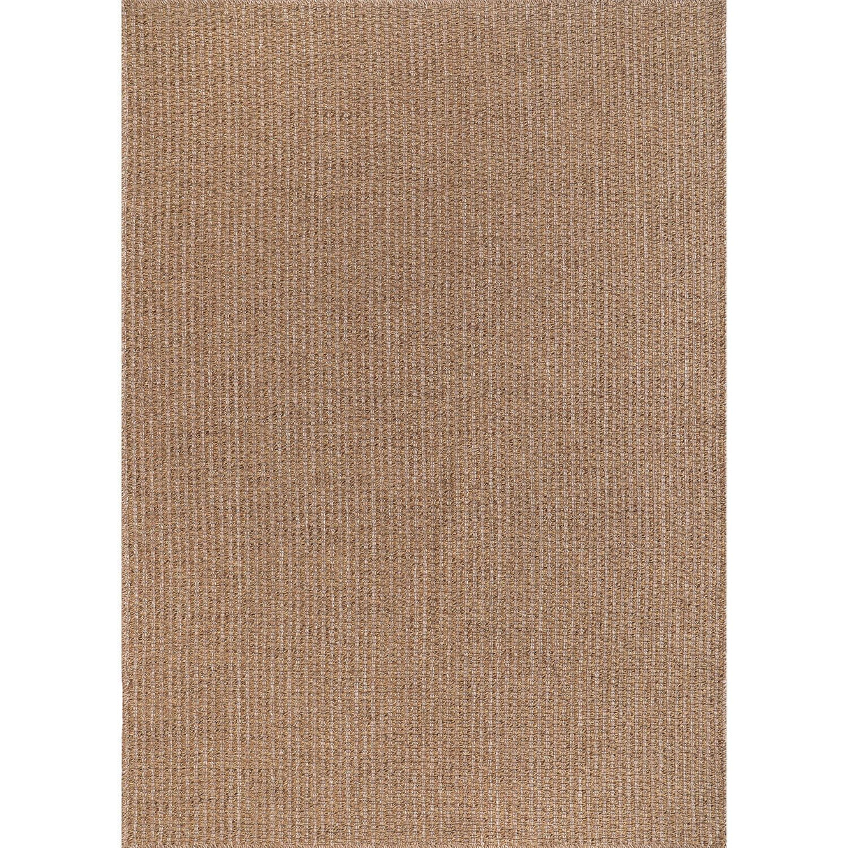 Easy Jute Rug 9x12, Indoor Outdoor Natural Color Farmhouse Area Rugs for Living Room