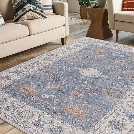 5x7 Area Rug, Washable Rugs for Living Room Bedroom Entryway Dining Room Office,