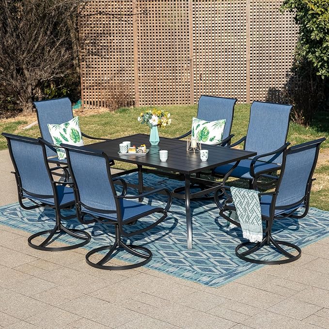Outdoor Patio Dining Set for 6, Outdoor Furniture Set