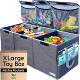 Extra Large Toy Box - Big Toy Box - Sturdy Extra Large Toy Storage Organizer