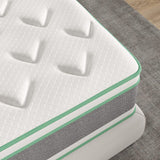 Full Size Mattress, 10 Inch Hybrid Mattress in a Box, Individually Wrapped Pocket Coils