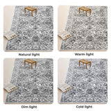Area Rug 5x7 Living Room Rug Washable Rug Vintage Floral Rug Bedroom Rug Non Slip