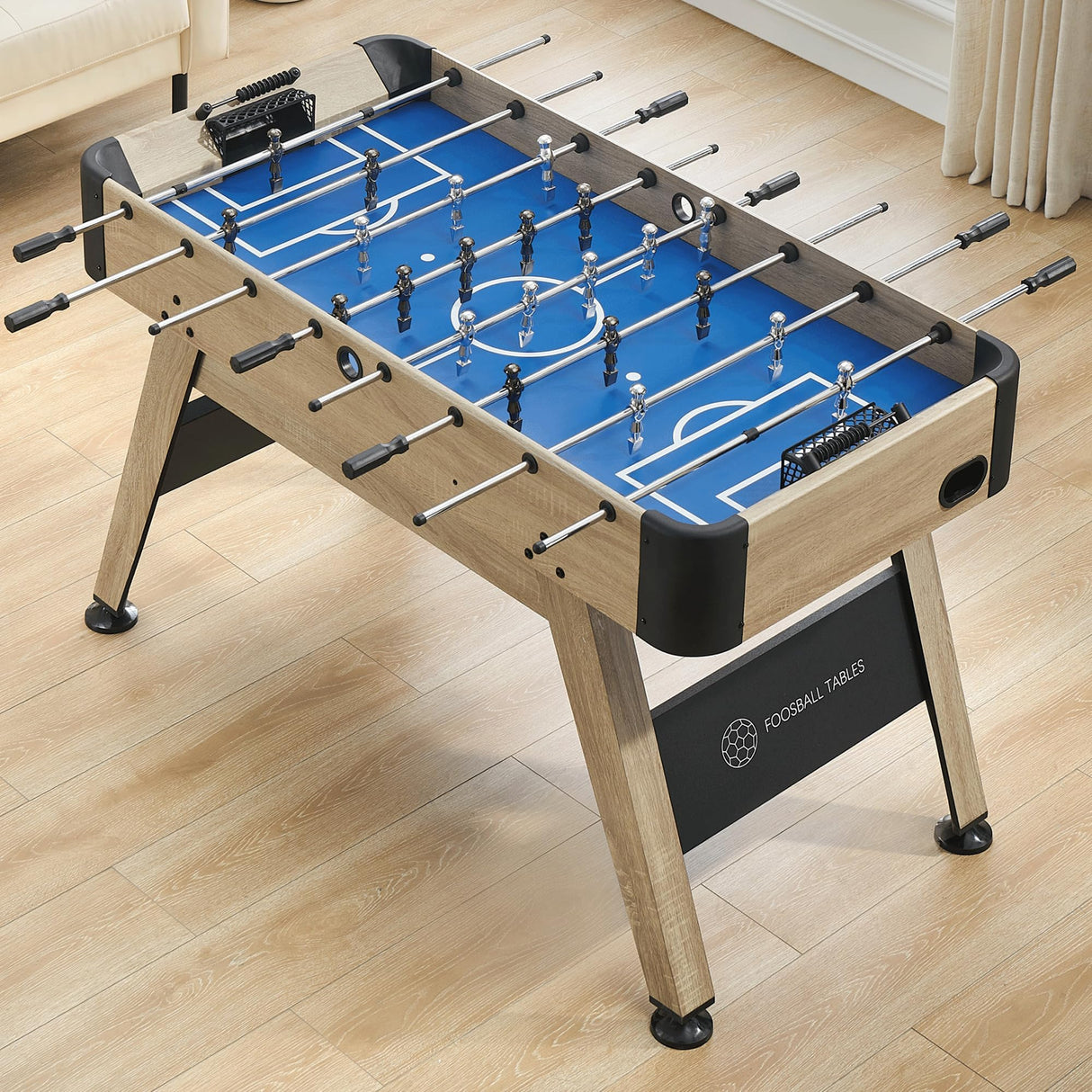 Foosball Table, 54 Inch Foosball Table Adult Size, 22 Electroplated Player