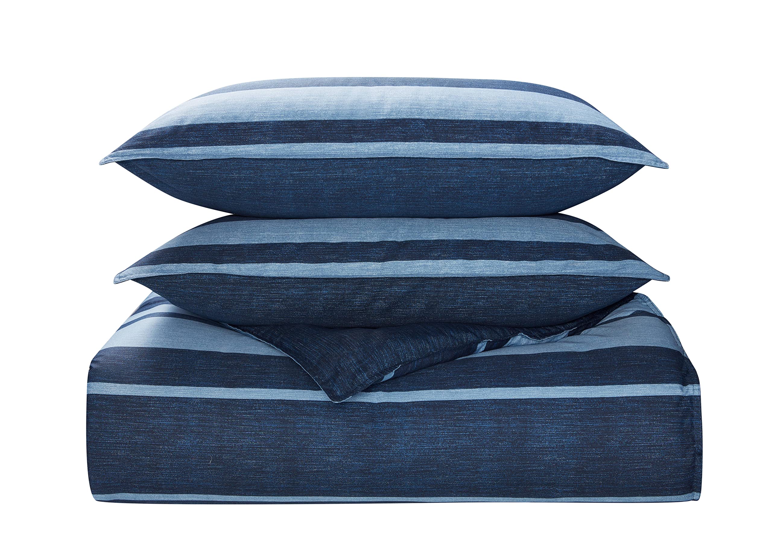 King Comforter Set - Reversible Cotton Bedding with Shams