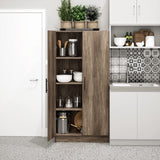 Elite 32" Storage Cabinet, Drifted Gray Storage Cabinet, Bathroom Cabinet