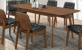 Redbridge - Asian Hardwood & Walnut Veneer - 75-Inch Extension Dining Table
