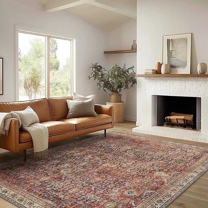 Ultra-Thin Foldable Low Pile Machine Washable Rug