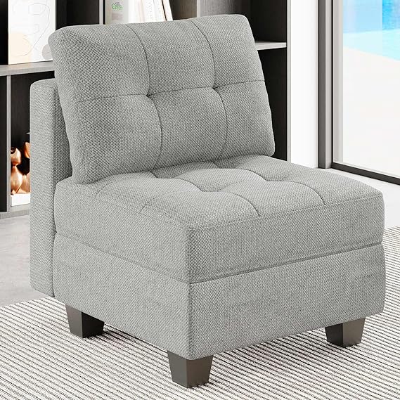 Sofa Couch with Storage Seats Convertible Sectional Couch