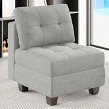 Sofa Couch with Storage Seats Convertible Sectional Couch