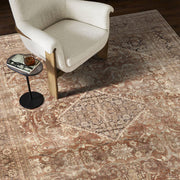 6x9 Area Rugs, Stain Resistant Washable Rug for Living Room, Vintage Inspired Rug
