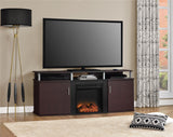 Carson Fireplace TV Stand for TVs up to 70 Inch, Replaceable Electric Fireplace Insert Heater,