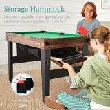 13-in-1 Combo Game Table Set for Home, Game Room, Friends & Family w/Ping Pong