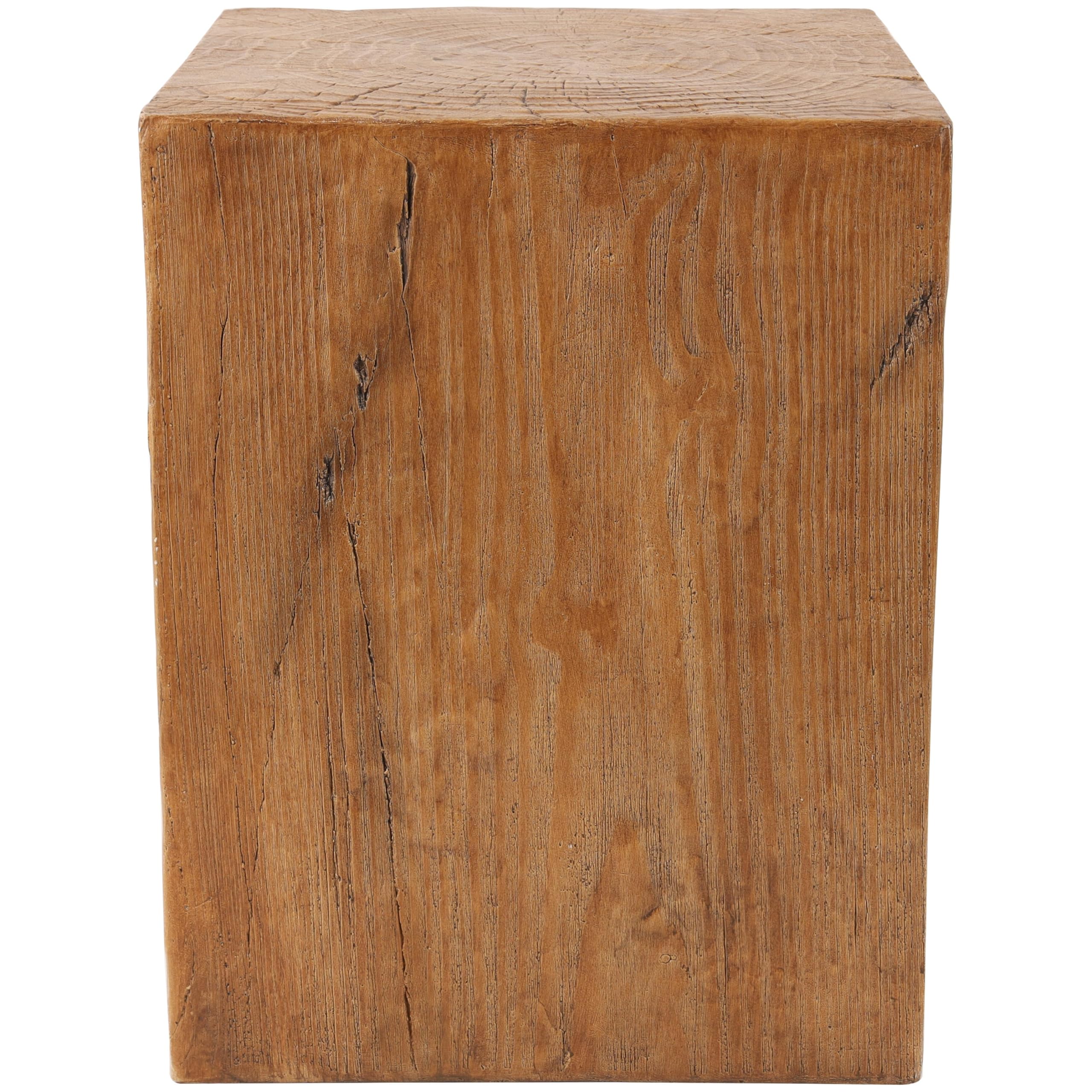 Magnesium Oxide Block Outdoor Accent Table