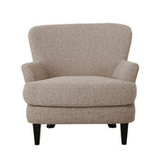 Hartshorn Club Chair, Warm Stone Gray + Matte Black