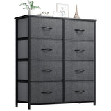 Dresser for Bedroom, Fabric Dresser with 8 Drawers, Tall Dresser, Chest of Drawers