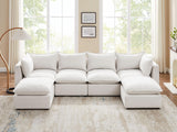 Modular Sectional Sofa, Convertible U Shaped Sofa Couch, Modular Sectionals with Ottomans