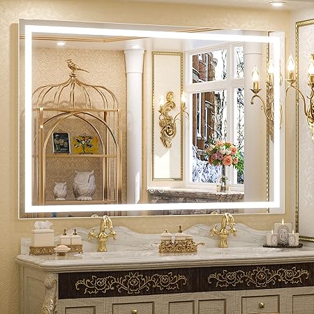 x 36 Inch Bathroom Mirror LED, Lighted Vanity Mirror with Front Lights for Wall