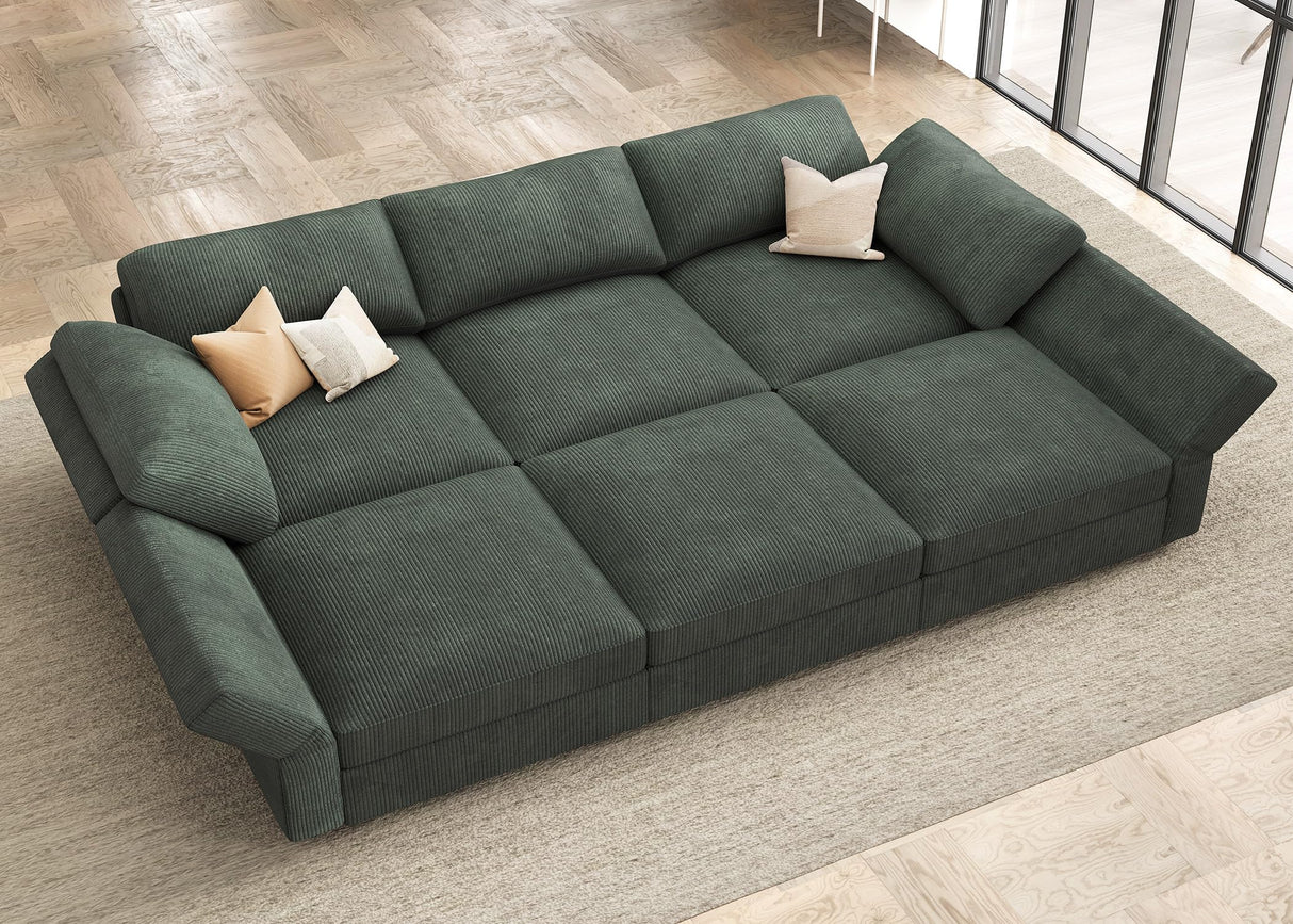 Modular Sectional Sofa with Storage Corduroy Sectional Sleeper Sofa Modular Sectional